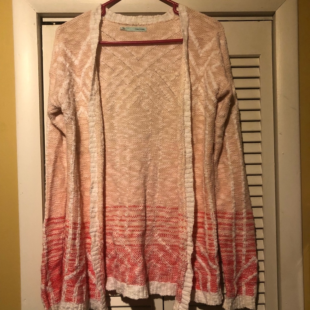 Pink ombré cardigan